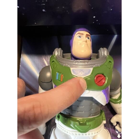 Disney Pixar Buzz Lightyear Figure w/ Motion Light/Sound 12 in Laser-Blade READ! - Picture 8 of 10